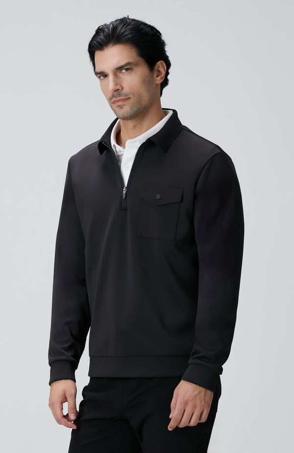MEN'S N-Tech Black Sweatshirt