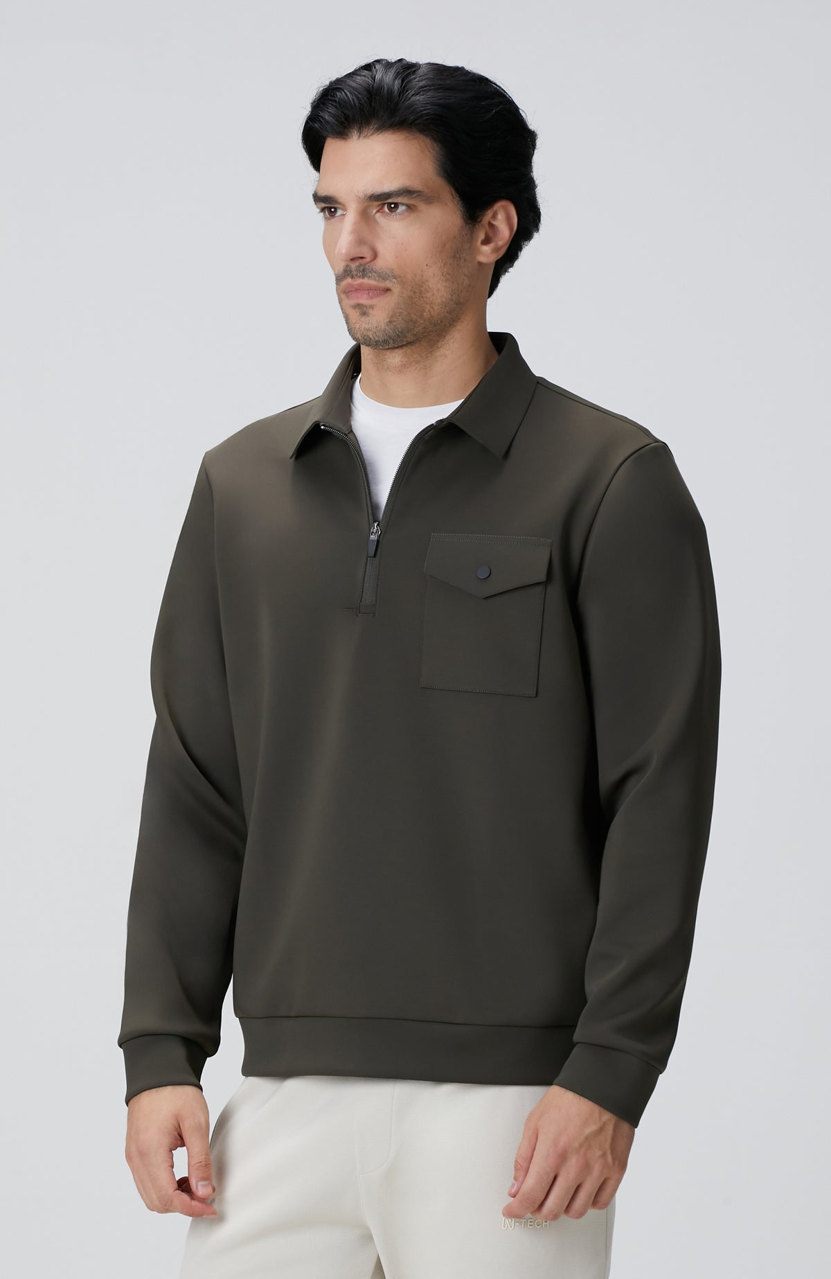 MEN'S N-Tech Khaki Sweatshirt