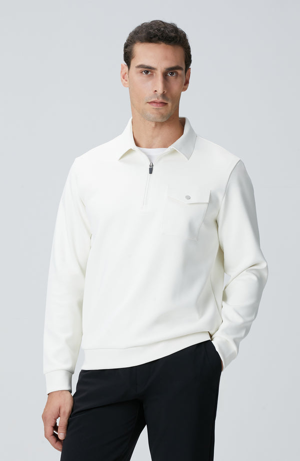 MEN'S N-Tech Off-White Sweatshirt