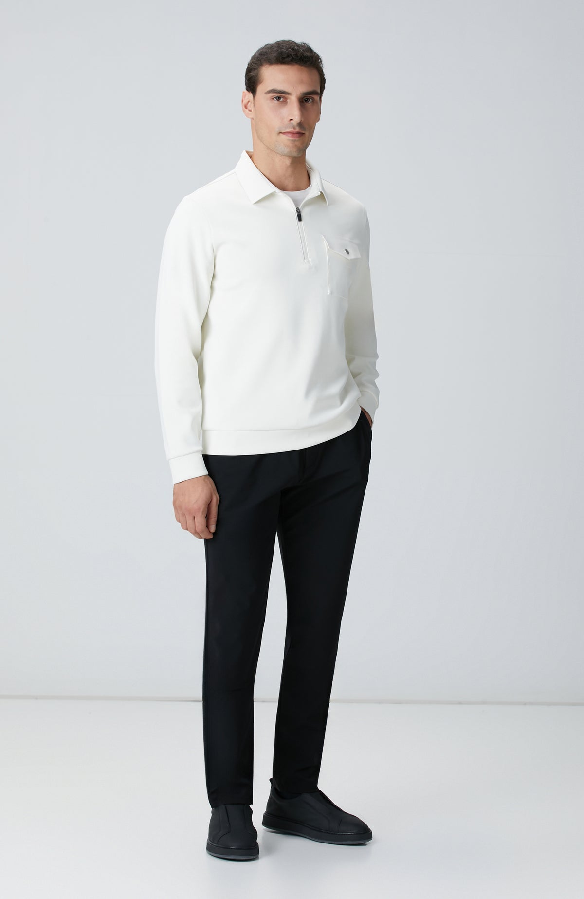 MEN'S N-Tech Off-White Sweatshirt