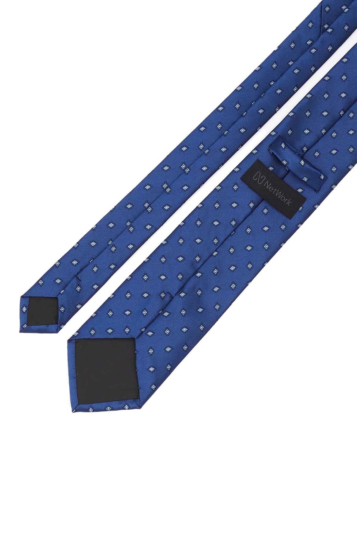 MEN'S Navy Blue Polka Dot Tie