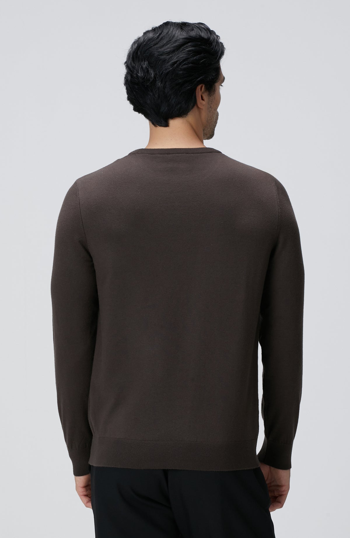 MEN'S Brown Knit Sweater