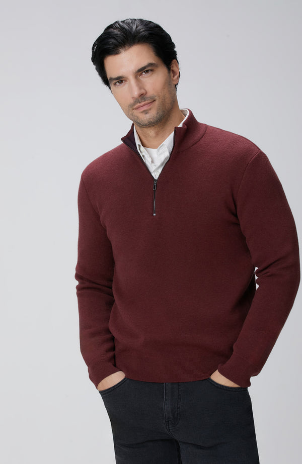 MEN'S Burgundy Sweater