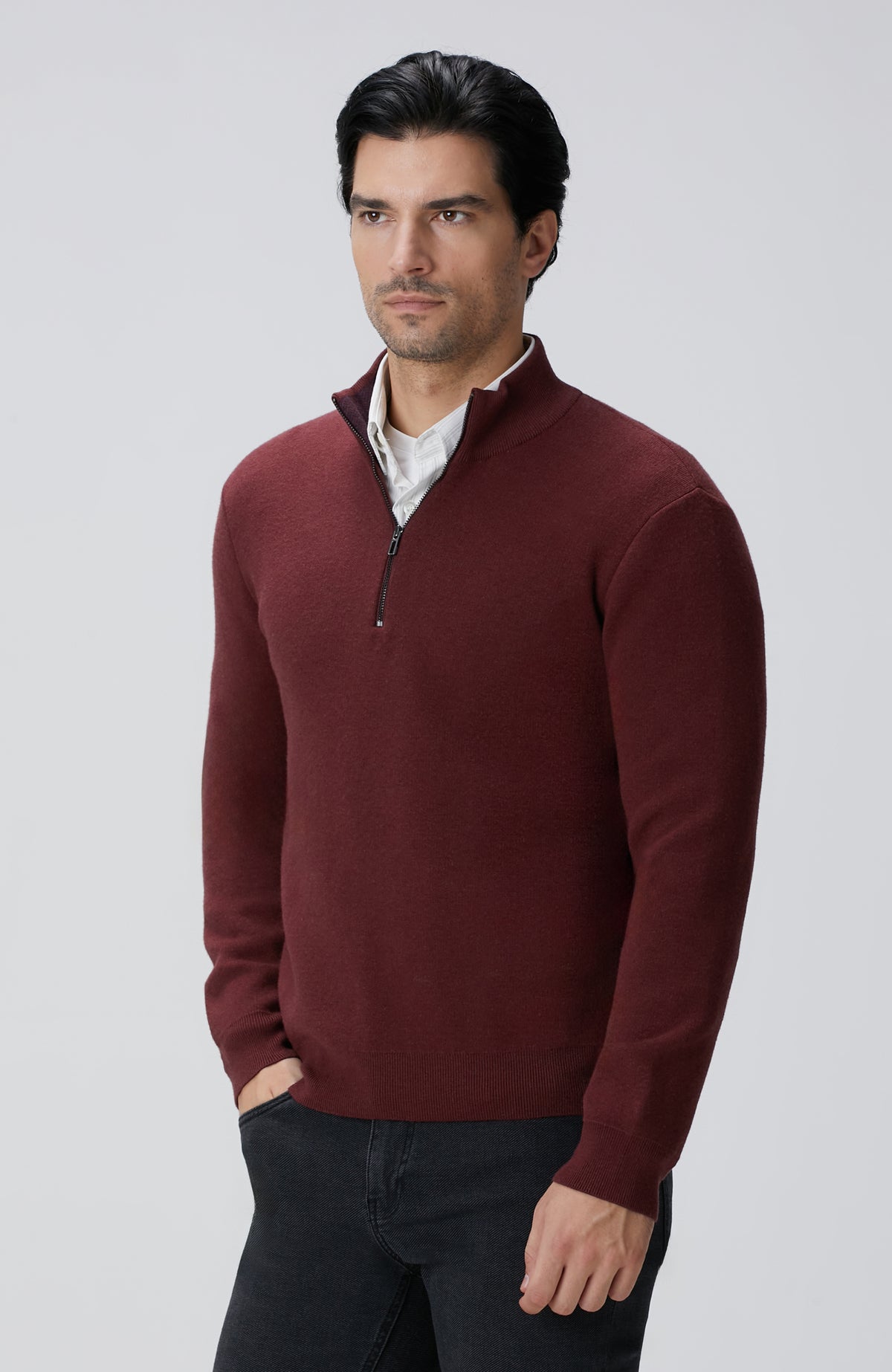 MEN'S Burgundy Sweater