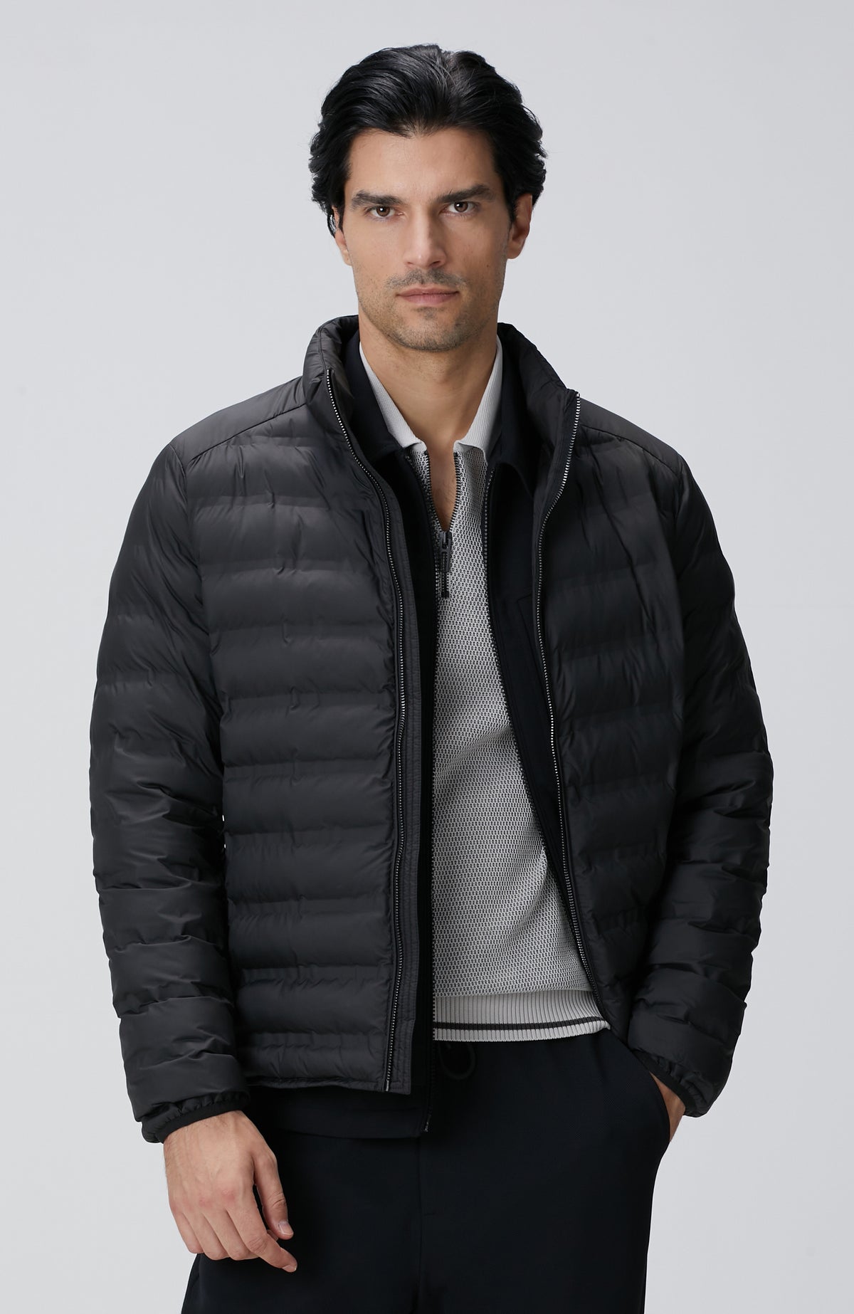 MEN'S Black Puffer Coat