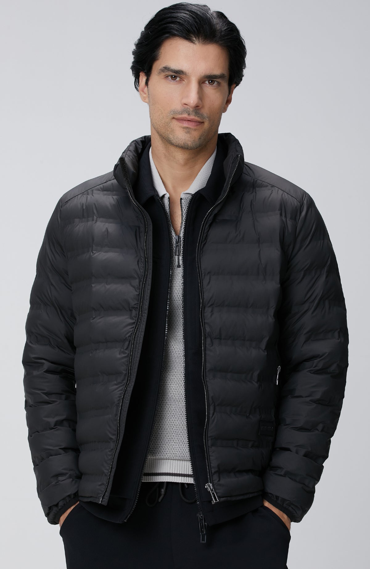 MEN'S Black Puffer Coat
