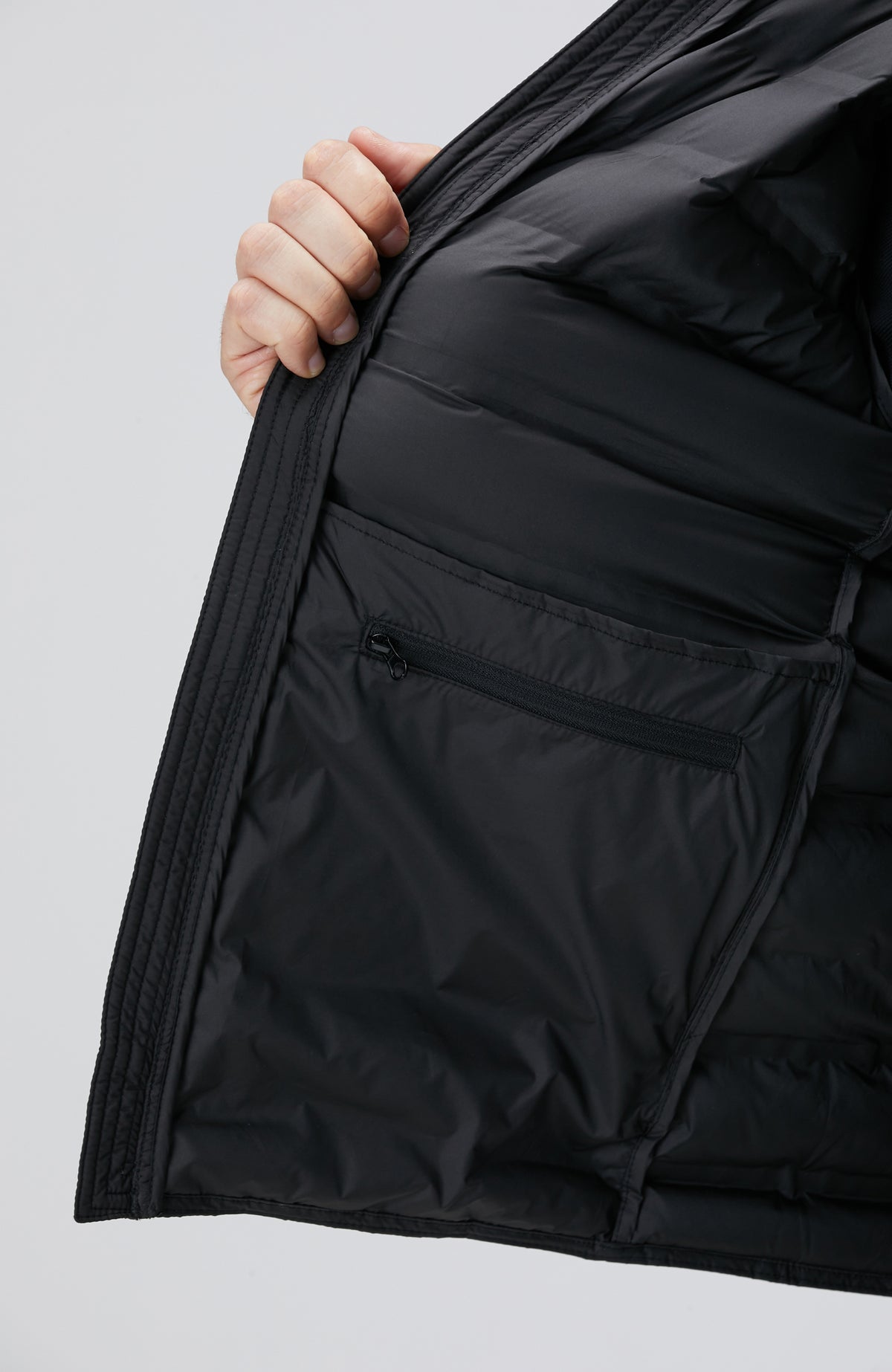 MEN'S Black Puffer Coat