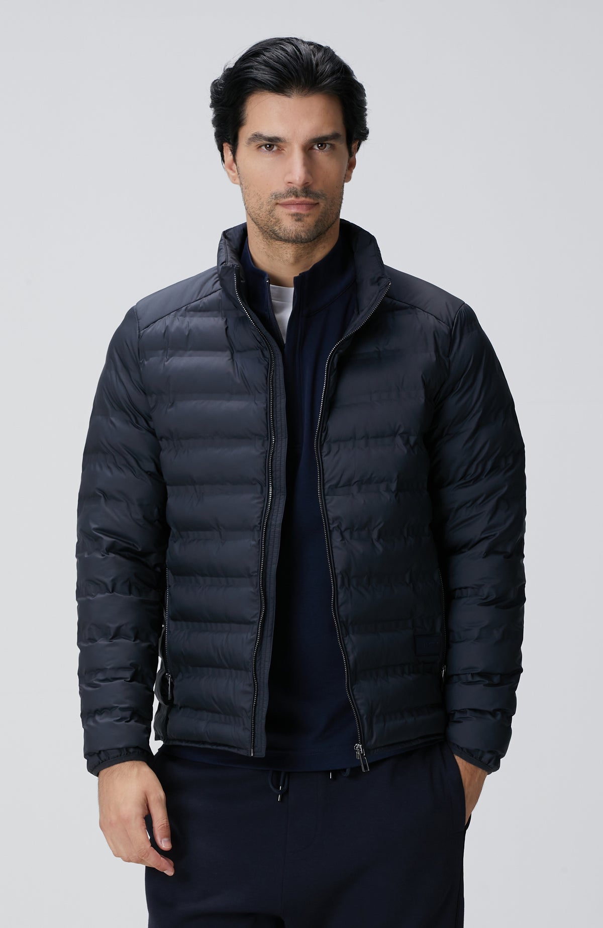 MEN'S Navy Blue Puffer Coat