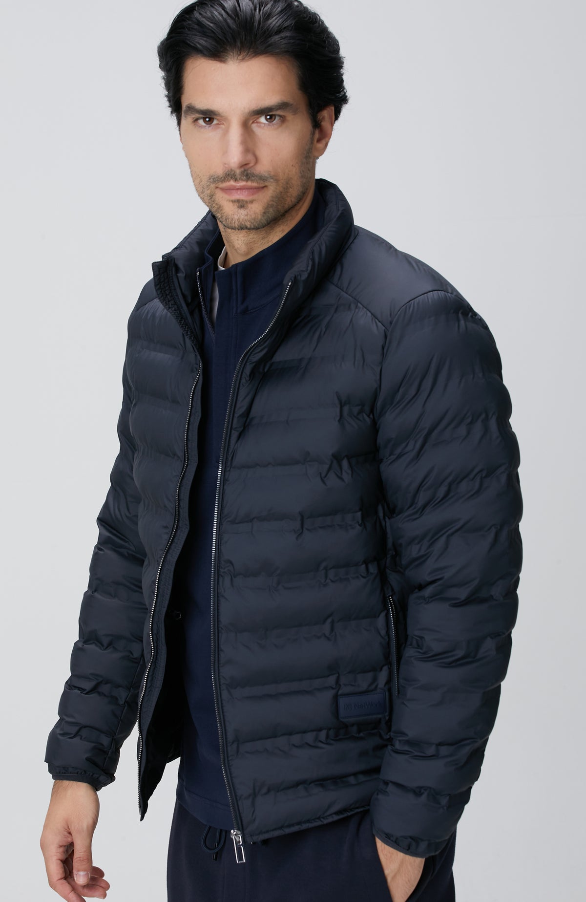 MEN'S Navy Blue Puffer Coat