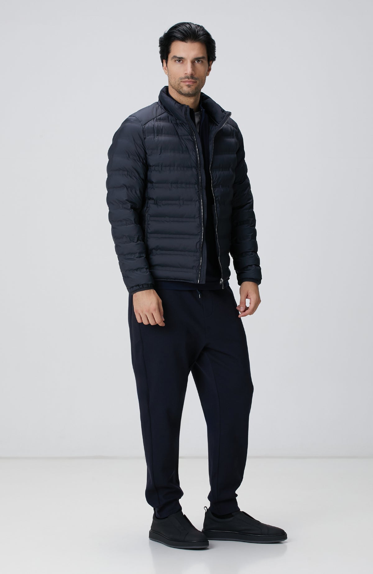 MEN'S Navy Blue Puffer Coat