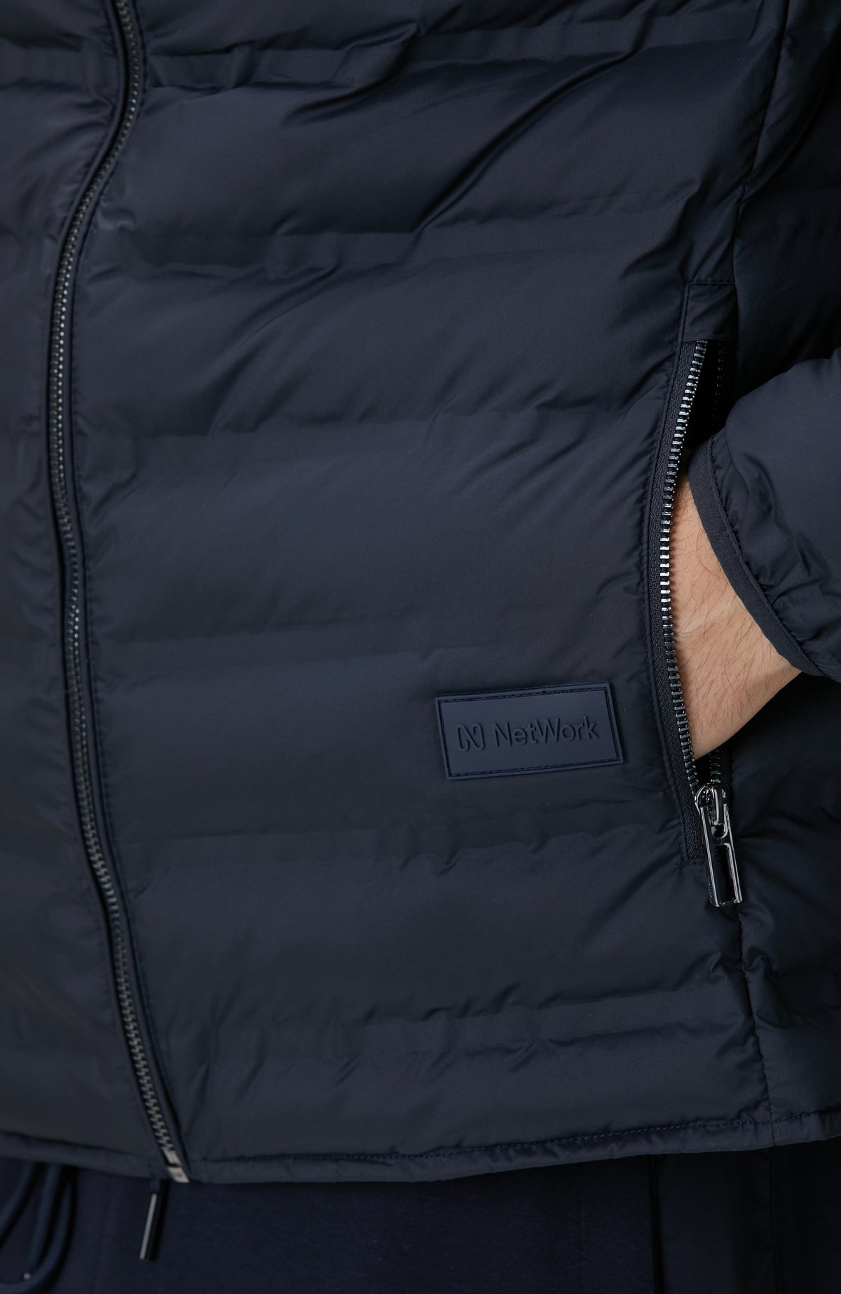 MEN'S Navy Blue Puffer Coat