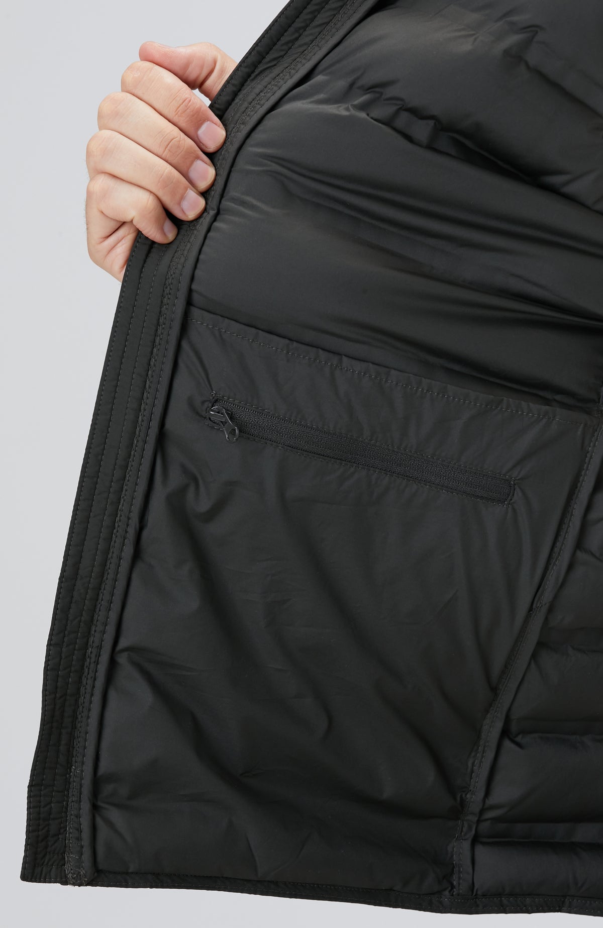 MEN'S Khaki Puffer Casual Vest