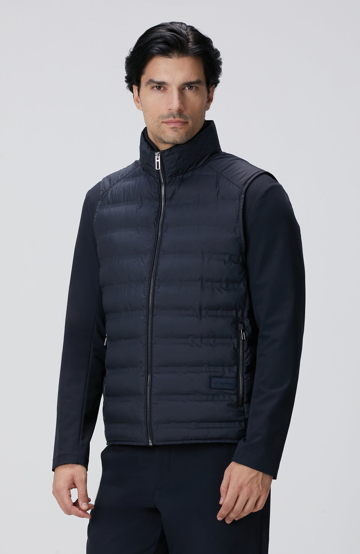 MEN'S Navy Blue Puffer Casual Vest