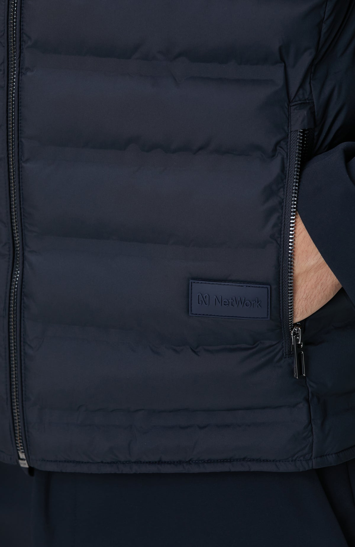 MEN'S Navy Blue Puffer Casual Vest