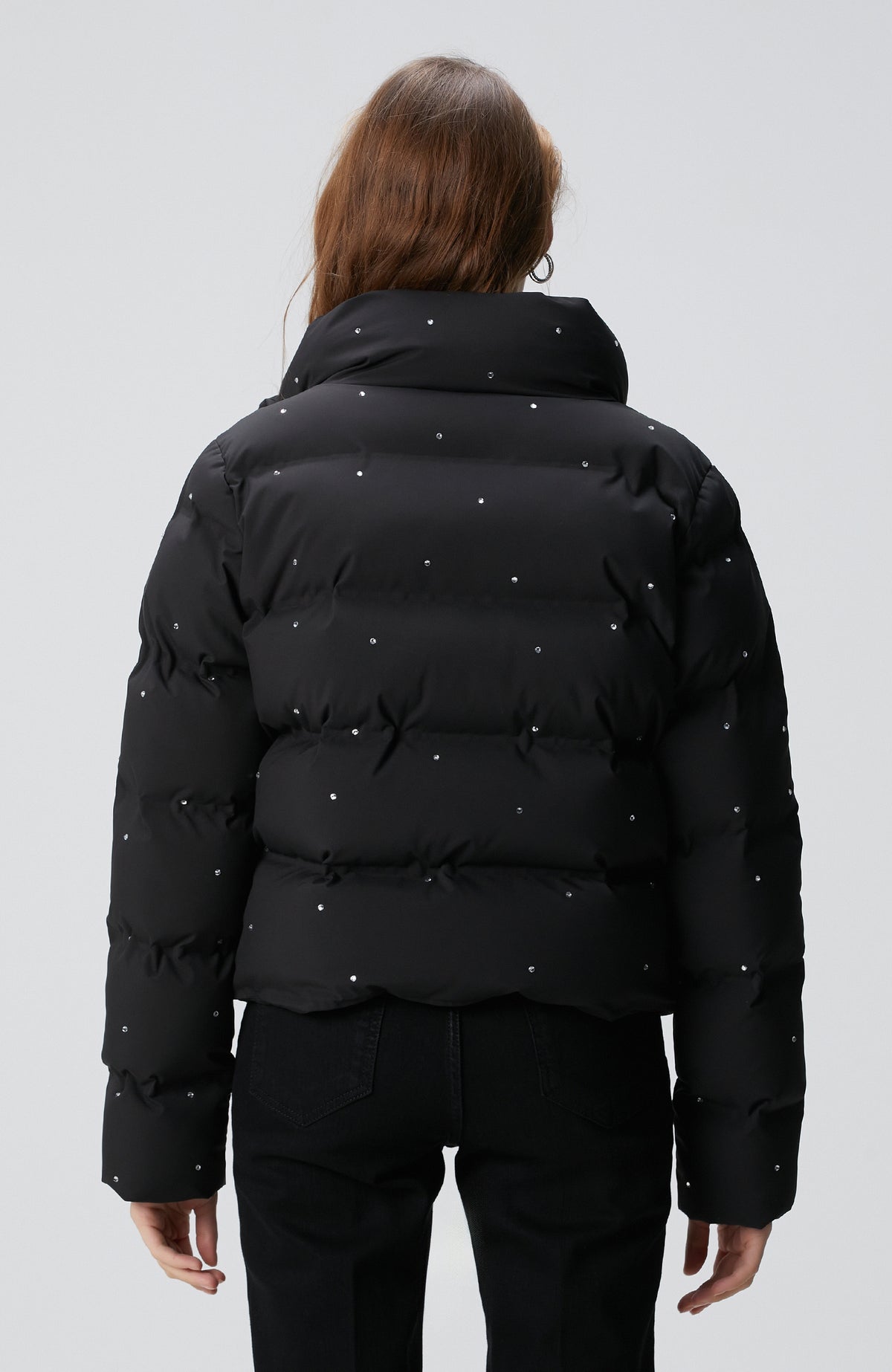 WOMEN'S Black Stone Puffer Coat