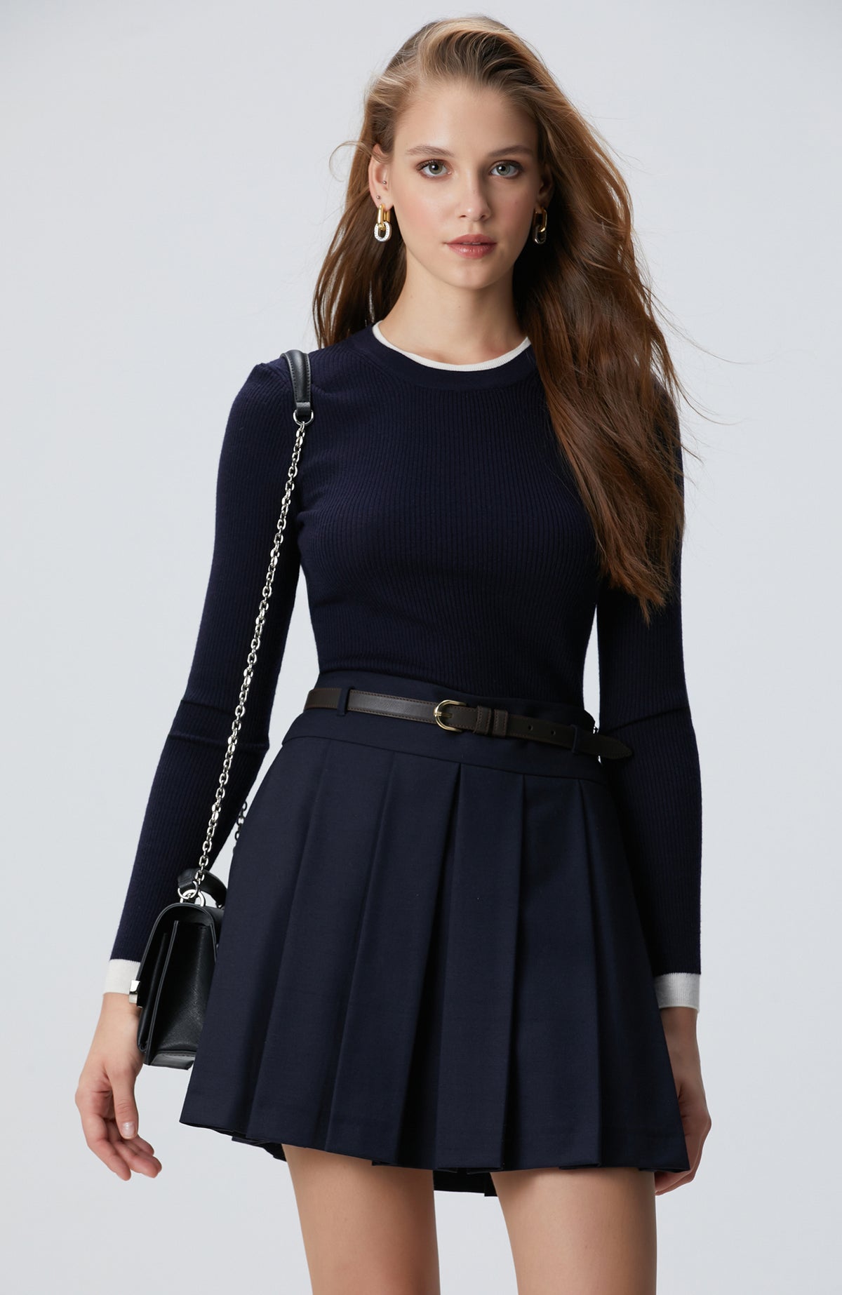 WOMEN'S Navy Blue Sweater