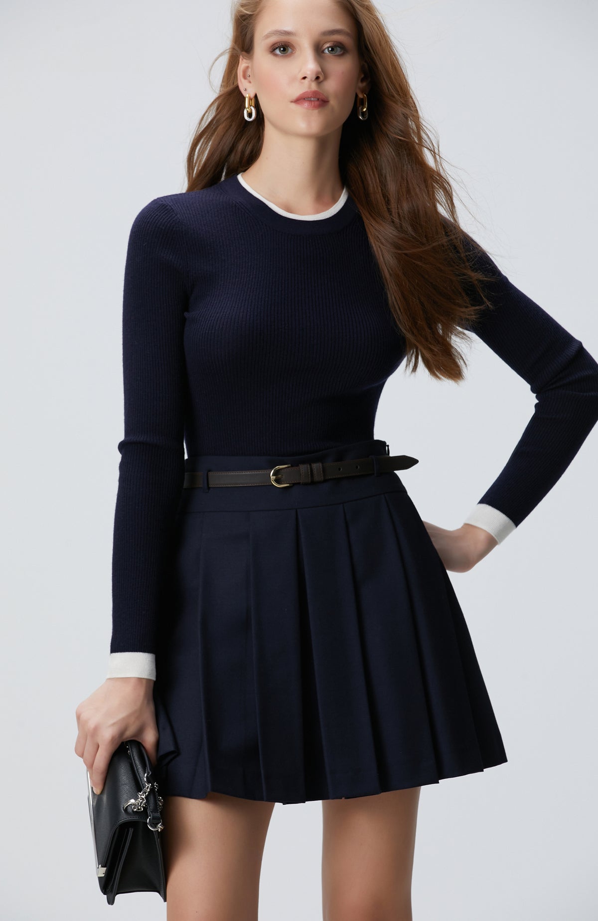 WOMEN'S Navy Blue Sweater