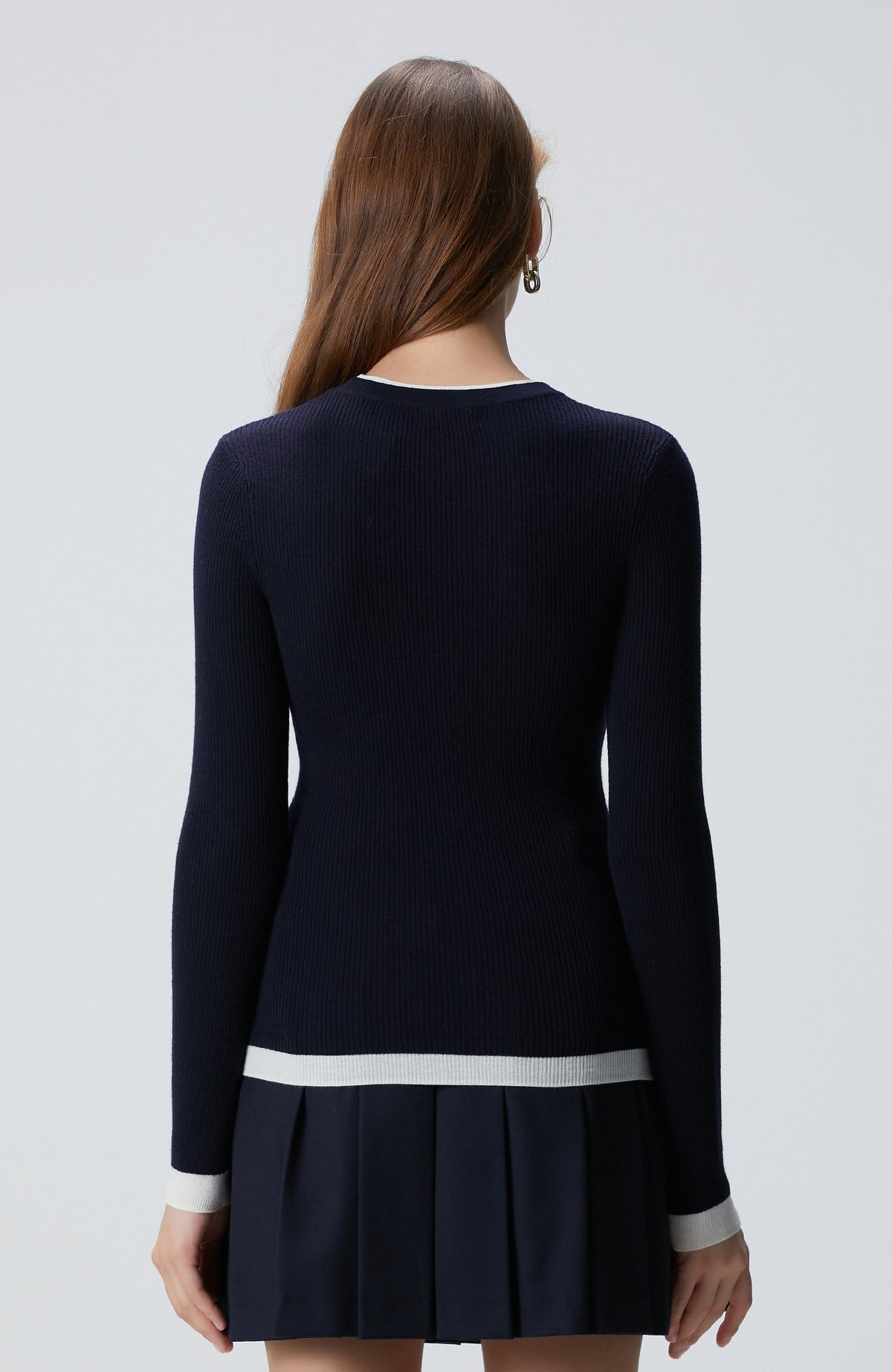 WOMEN'S Navy Blue Sweater