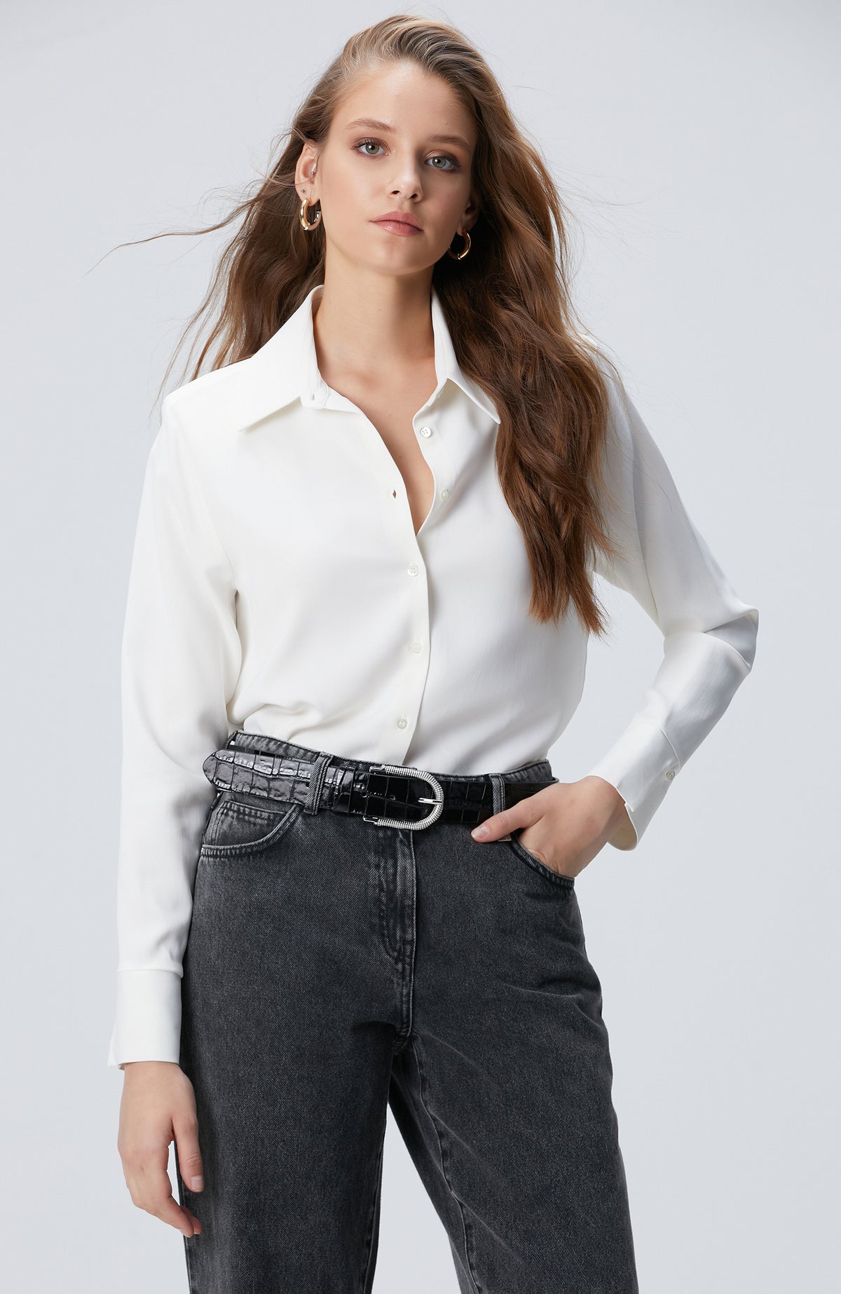 WOMEN'S Off-White Padded Shirt