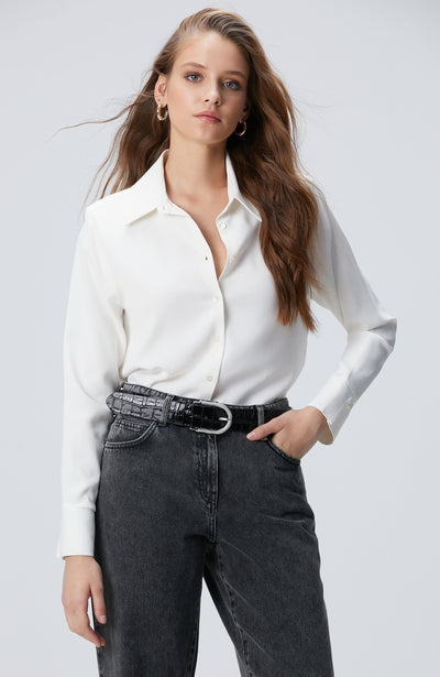 WOMEN'S Off-White Padded Shirt