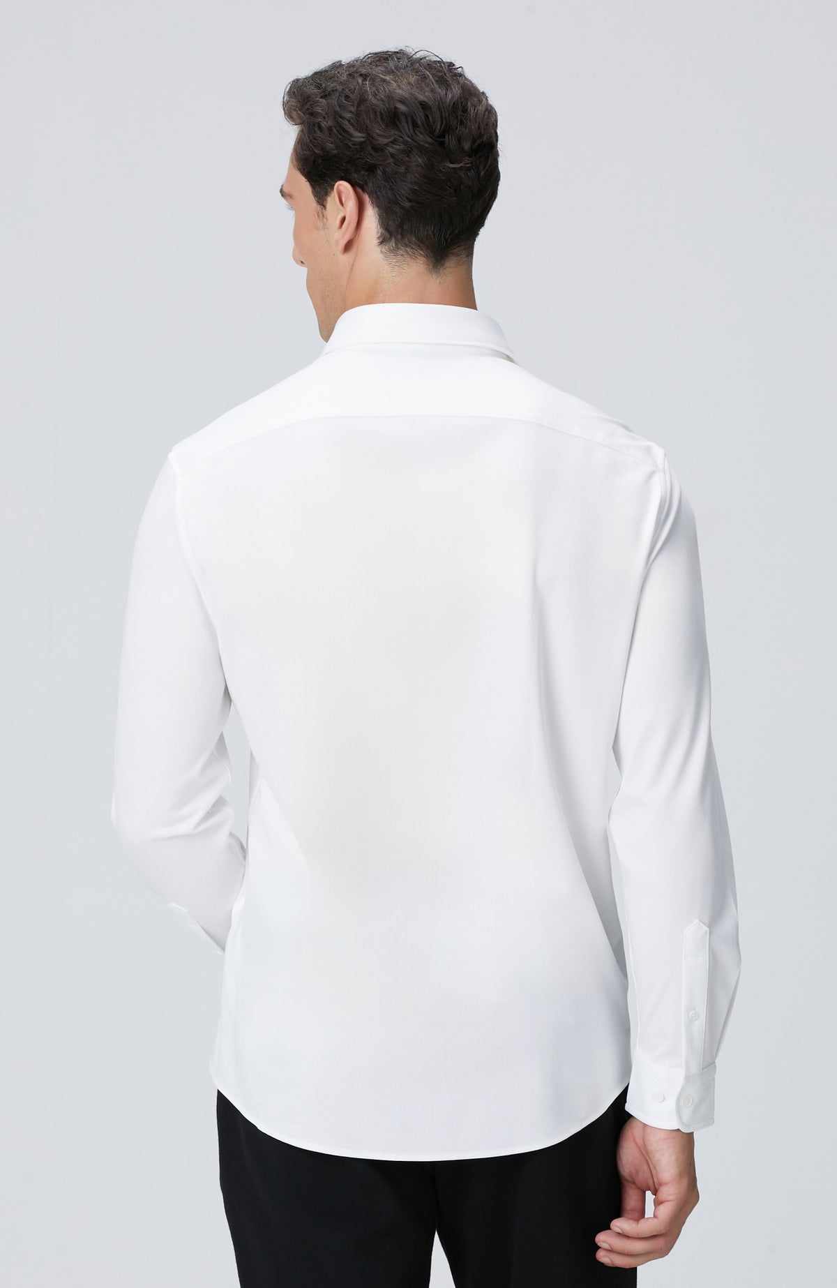 MEN'S N-Tech White Knitted Shirt