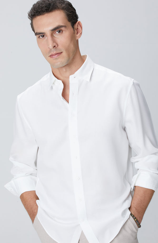 MEN'S White Lyocell Shirt