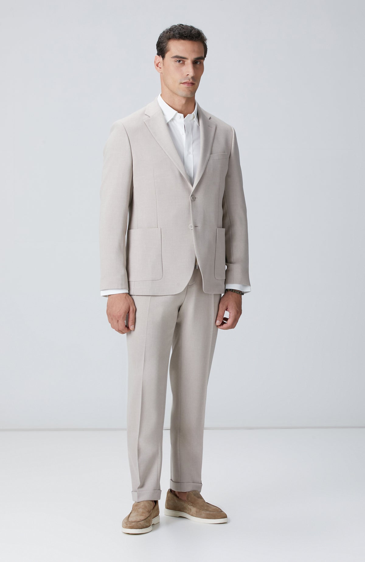 MEN'S White Lyocell Shirt