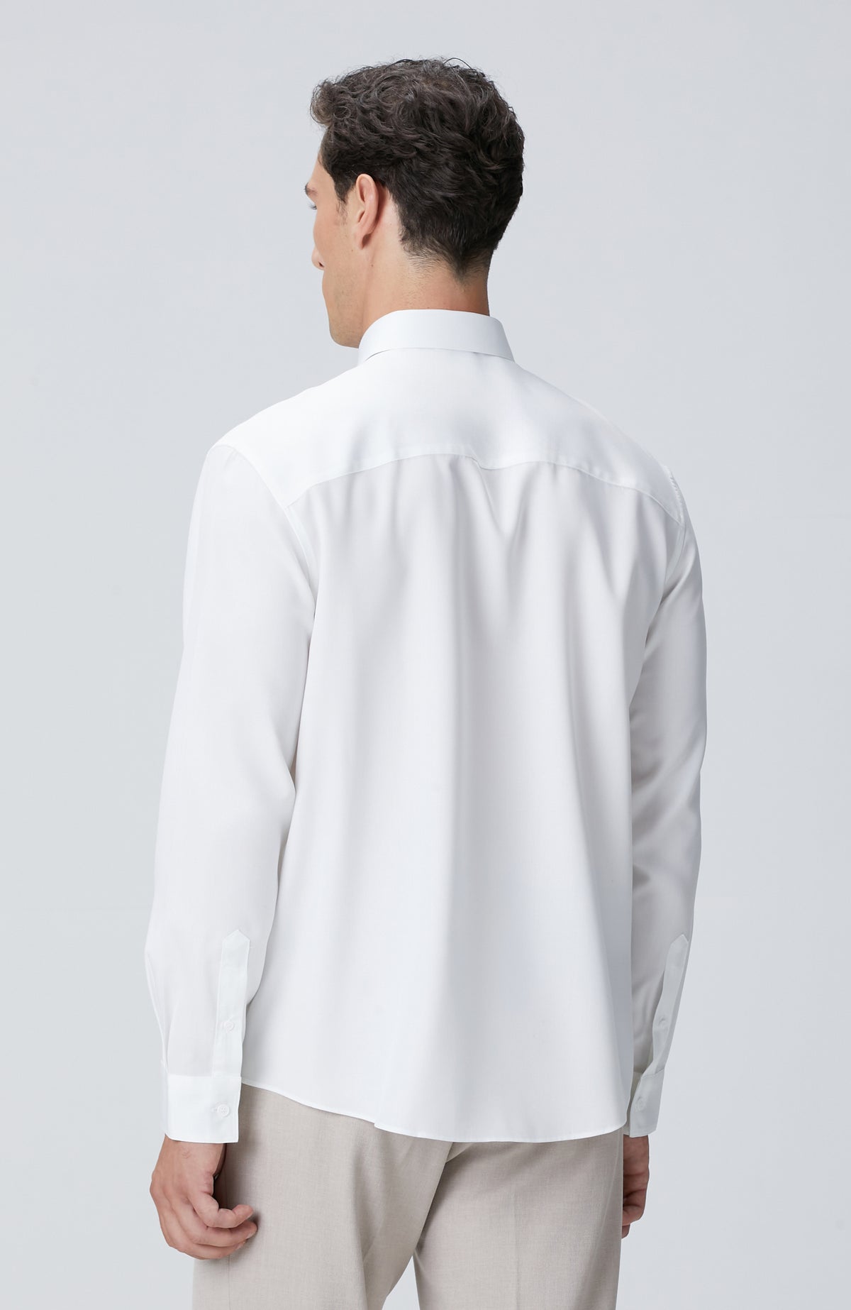 MEN'S White Lyocell Shirt