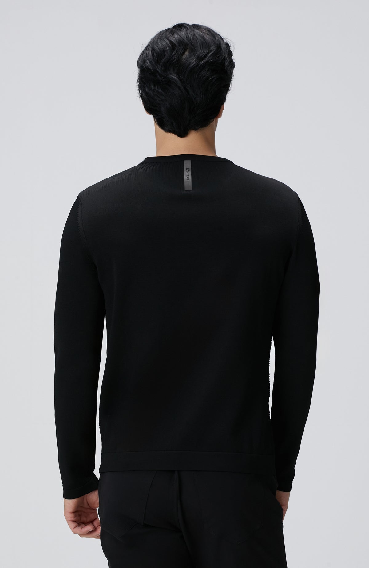 MEN'S N-Tech Black Jacquard Sweater