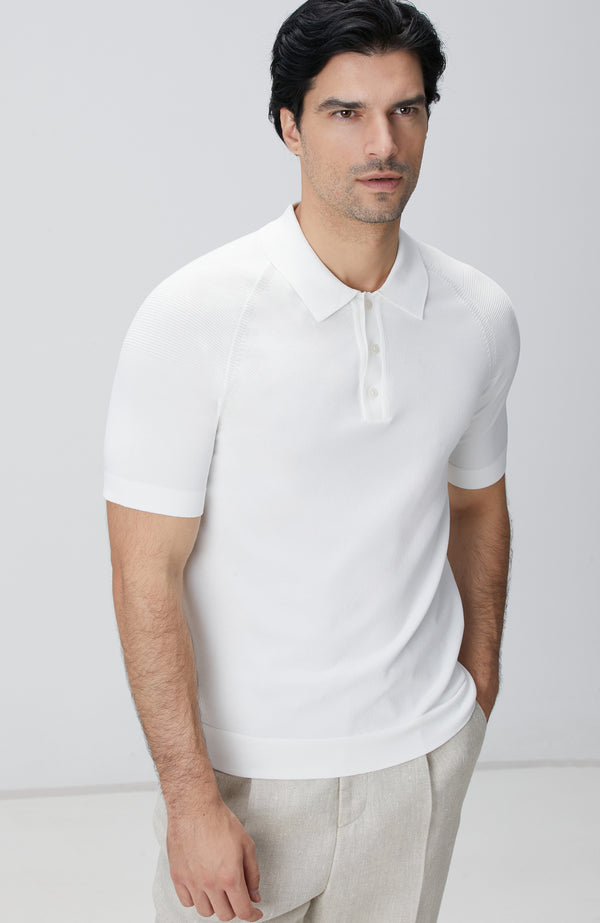 MEN'S White Knit Sweater