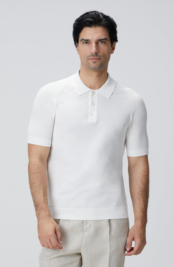 MEN'S White Knit Sweater