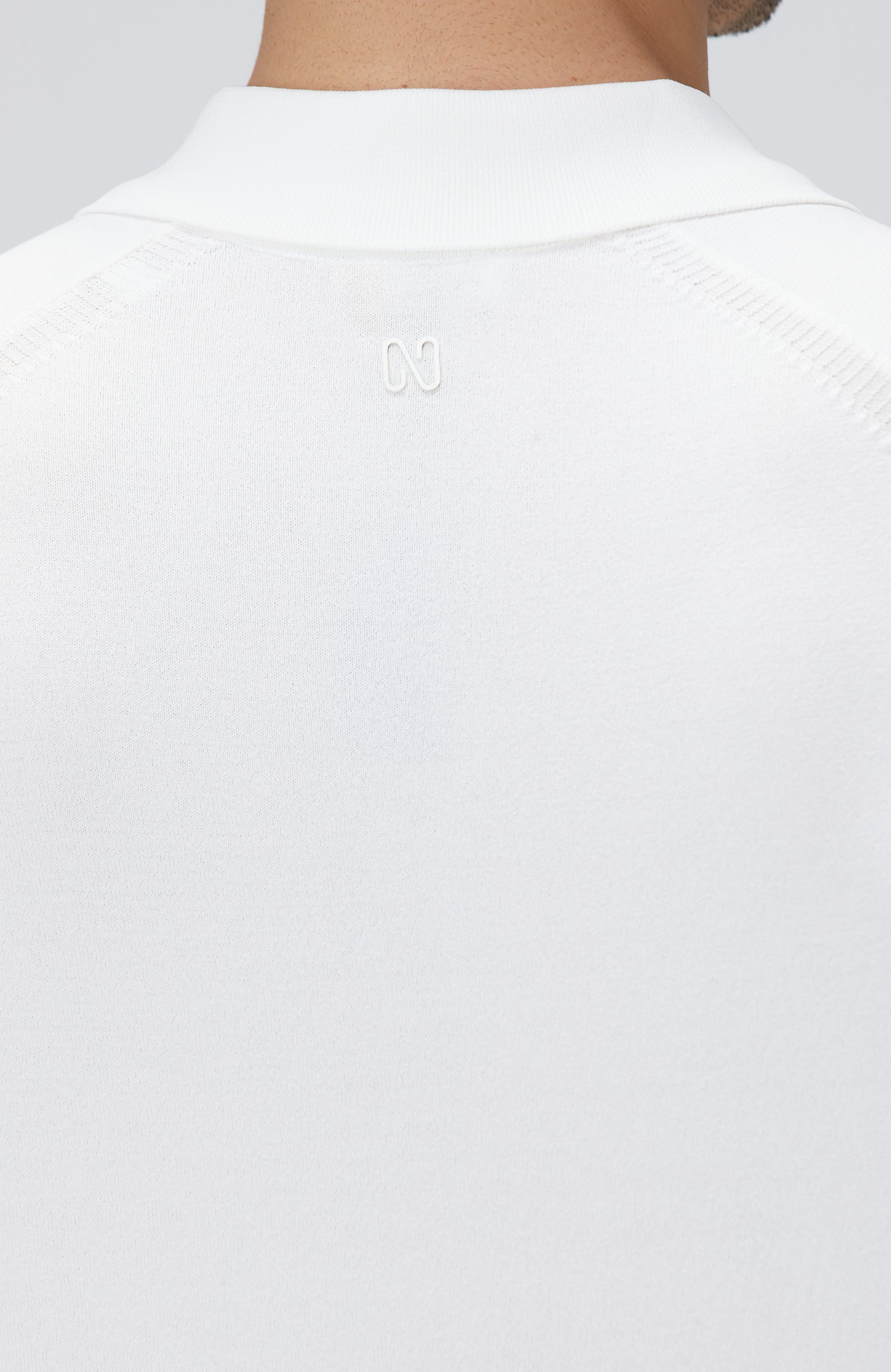 MEN'S White Knit Sweater