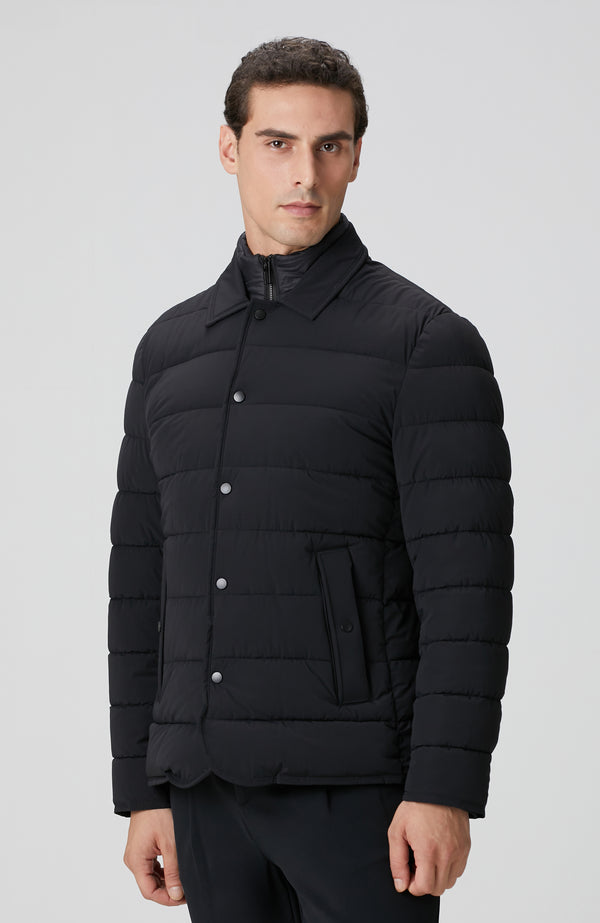 MEN'S Black Puffer Coat Jacket