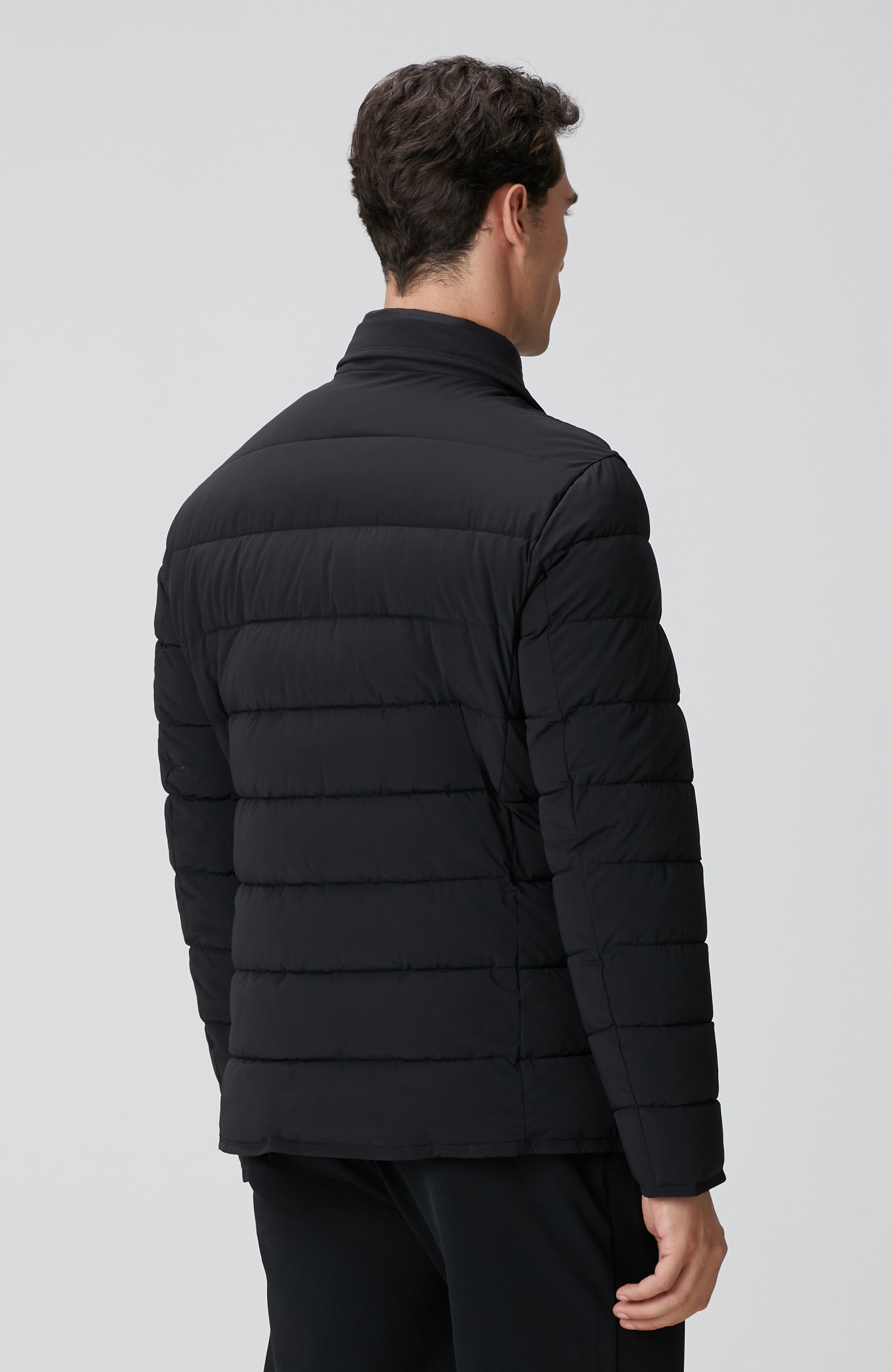 MEN'S Black Puffer Coat Jacket