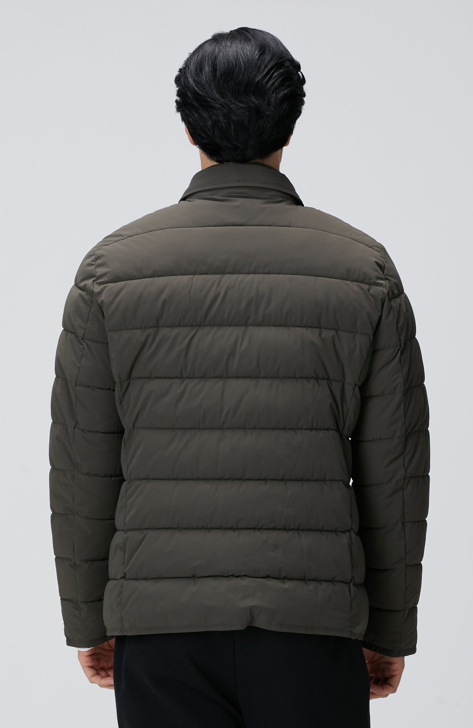 MEN'S Khaki Puffer Coat Jacket
