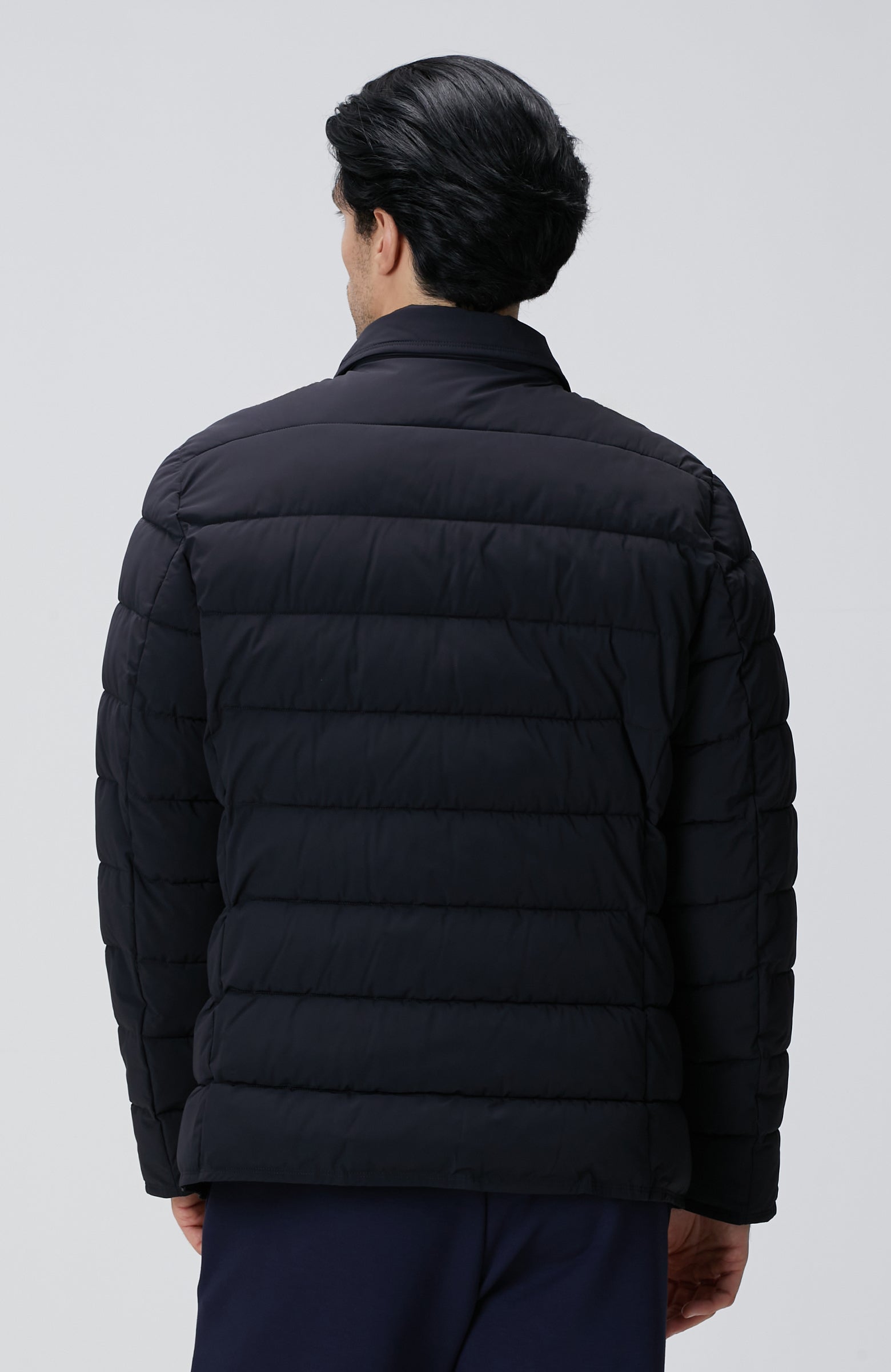 MEN'S Navy Blue Puffer Coat Jacket