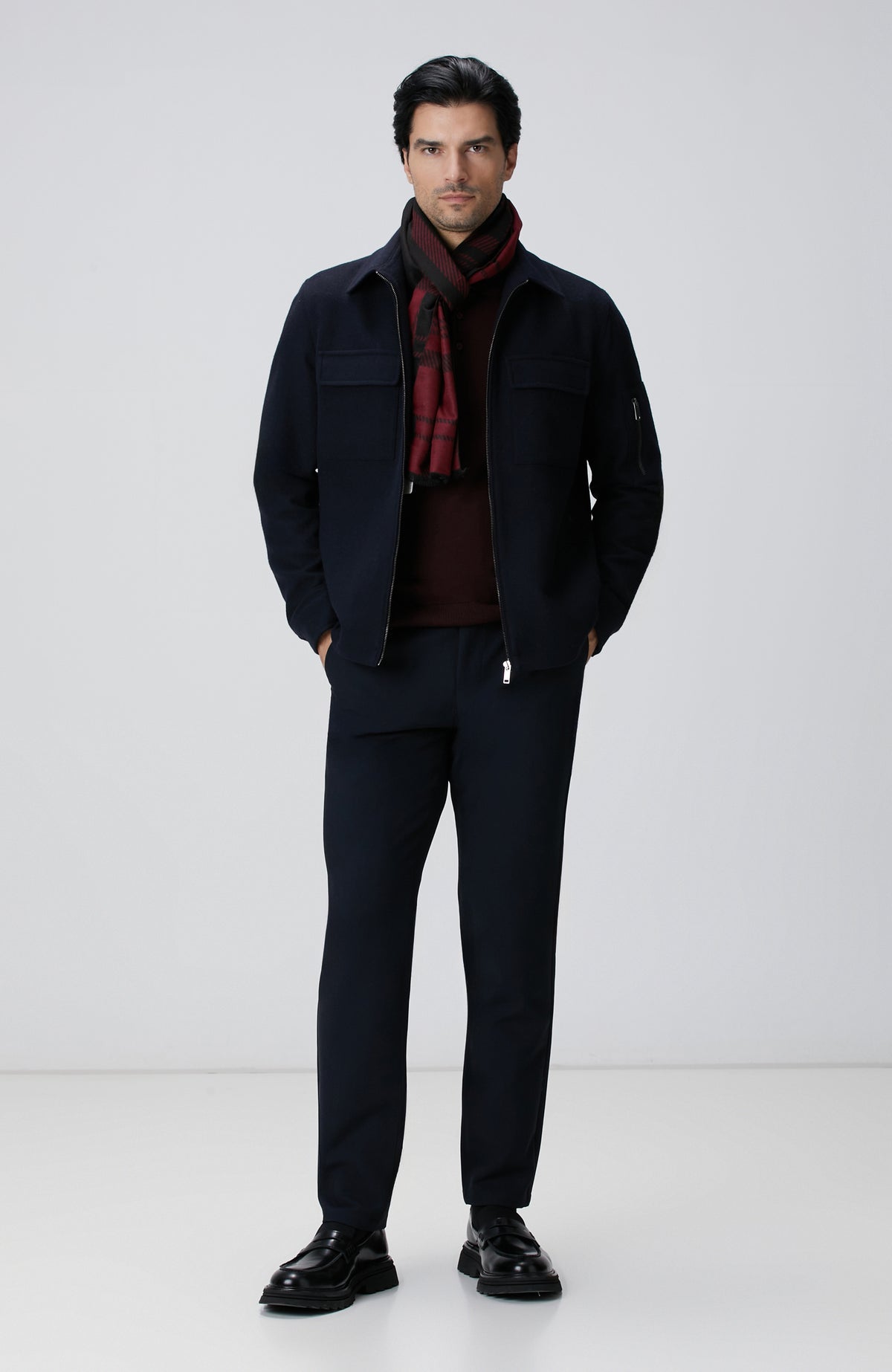 MEN'S Navy Blue Casual Pants