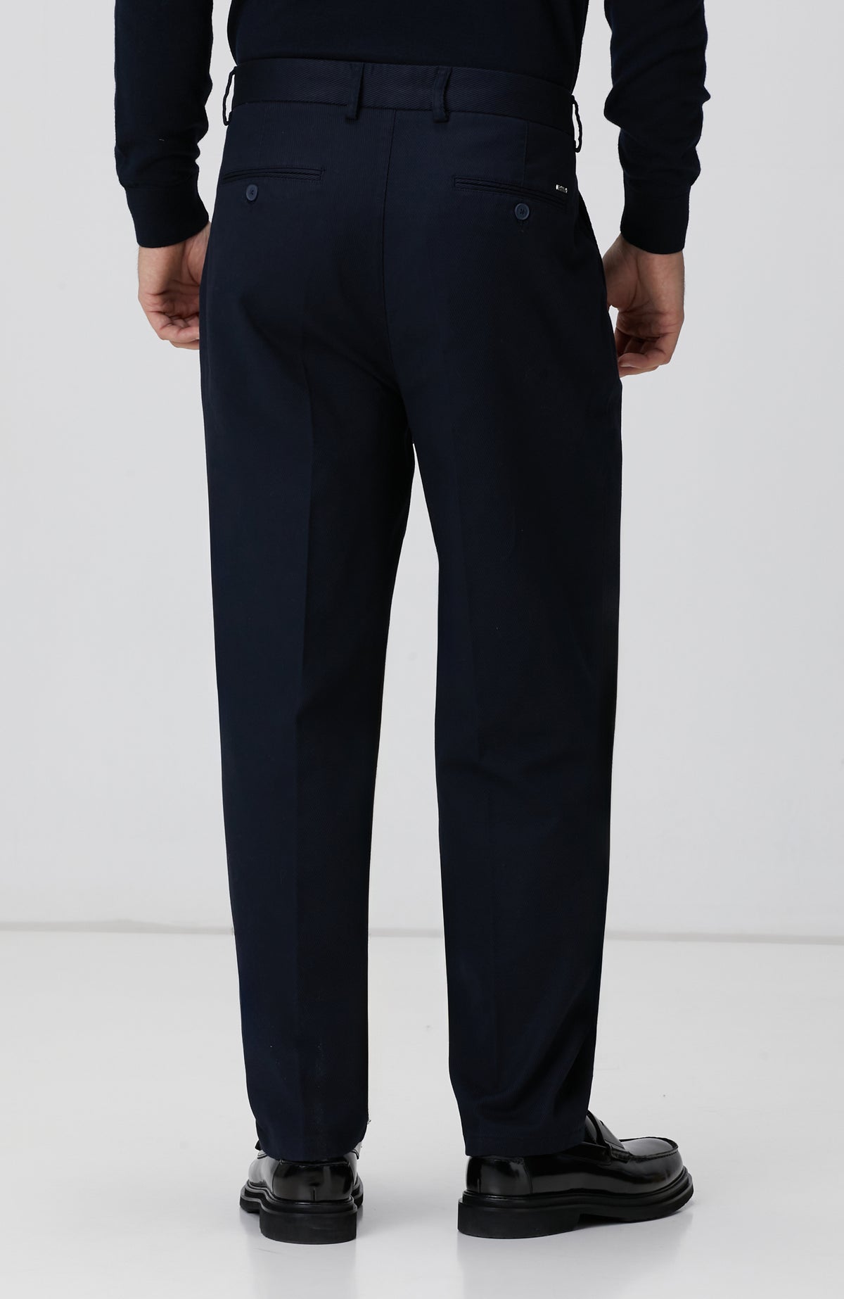 MEN'S Navy Blue Casual Chino Pants