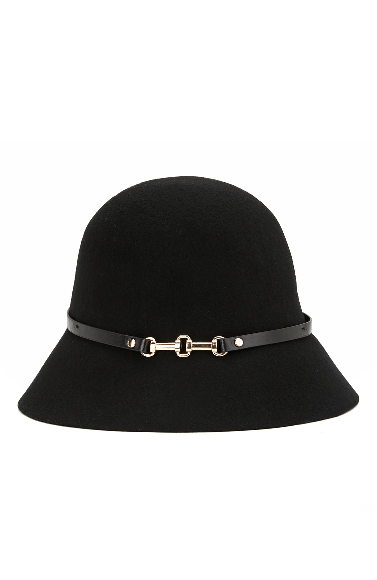 WOMEN'S Black Wool Hat