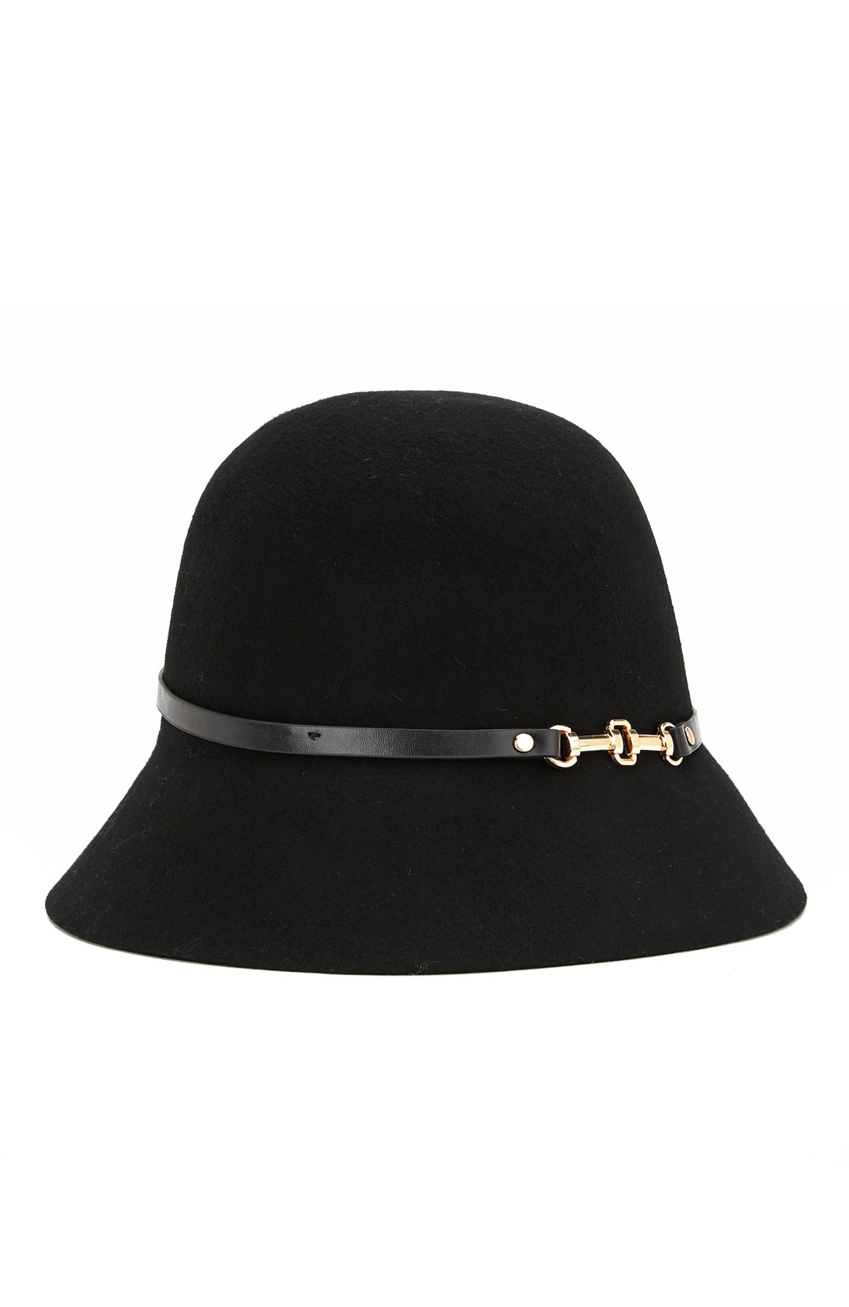 WOMEN'S Black Wool Hat