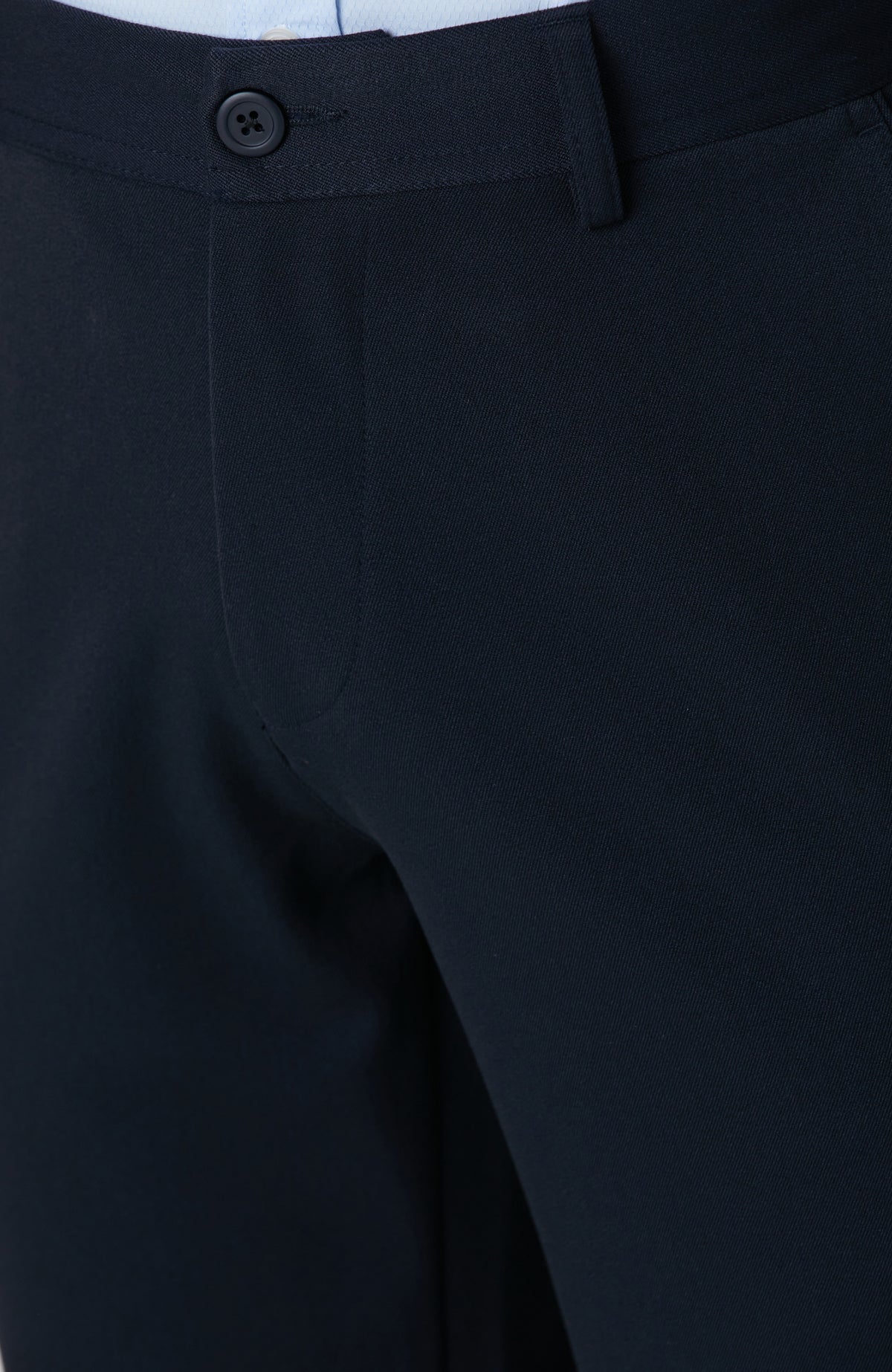 MEN'S Navy Blue Diagonal Patterned Pants