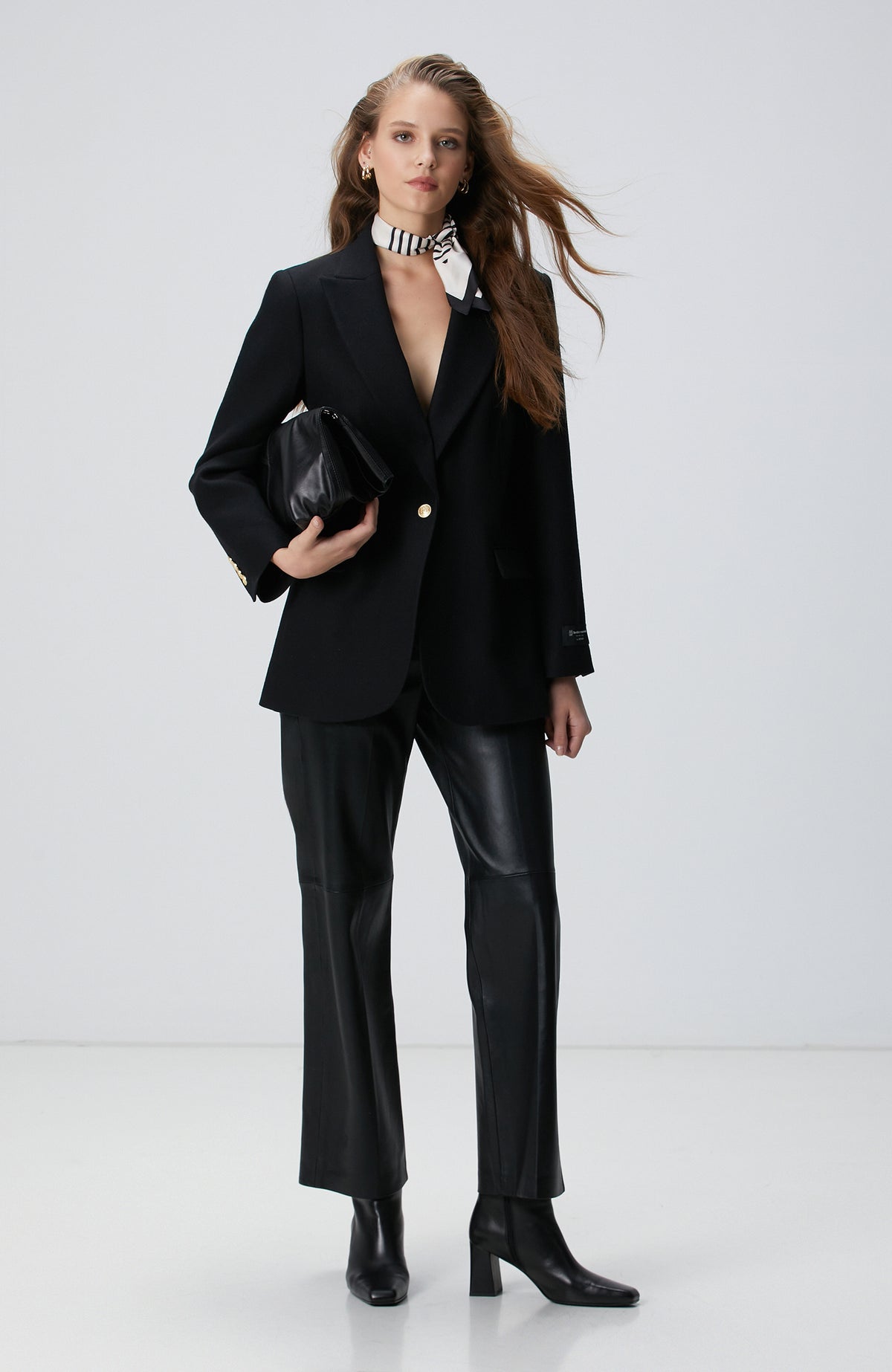 WOMEN'S Black Wool Blend Jacket
