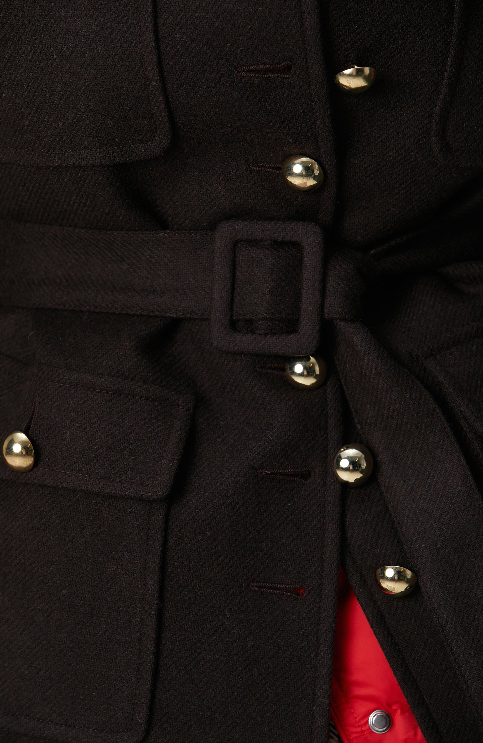 WOMEN'S Bitter Coffee Wool Blend Jacket