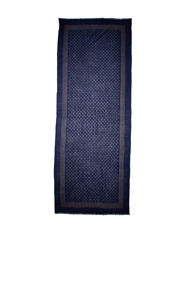 Unisex Navy Blue Shawl