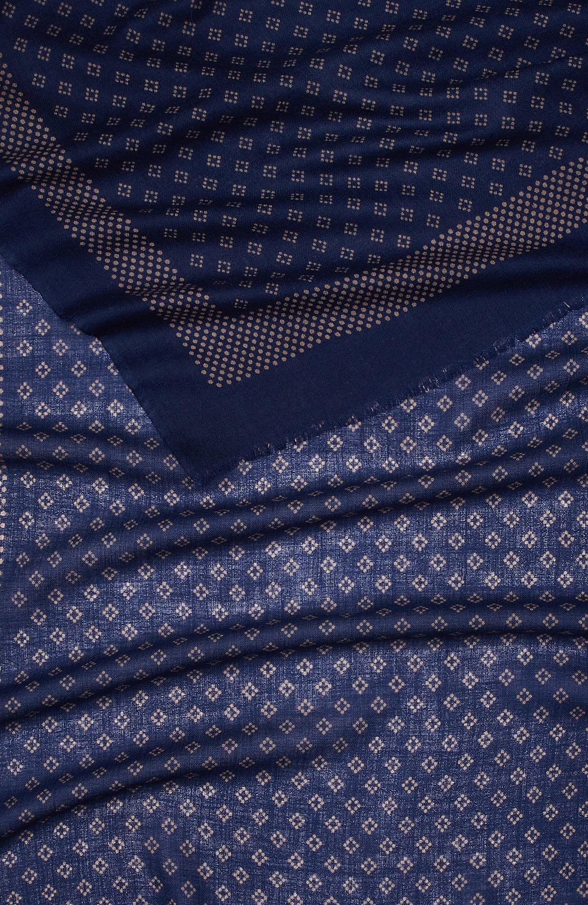 Unisex Navy Blue Shawl