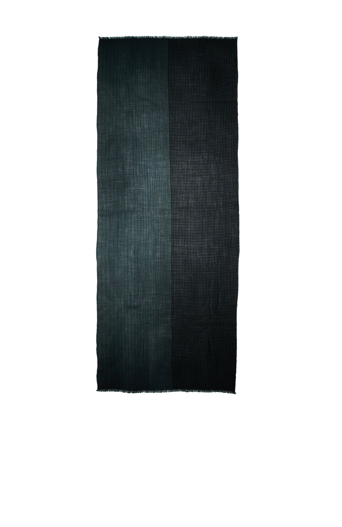 UNISEX Khaki Patterned Unisex Wool Shawl