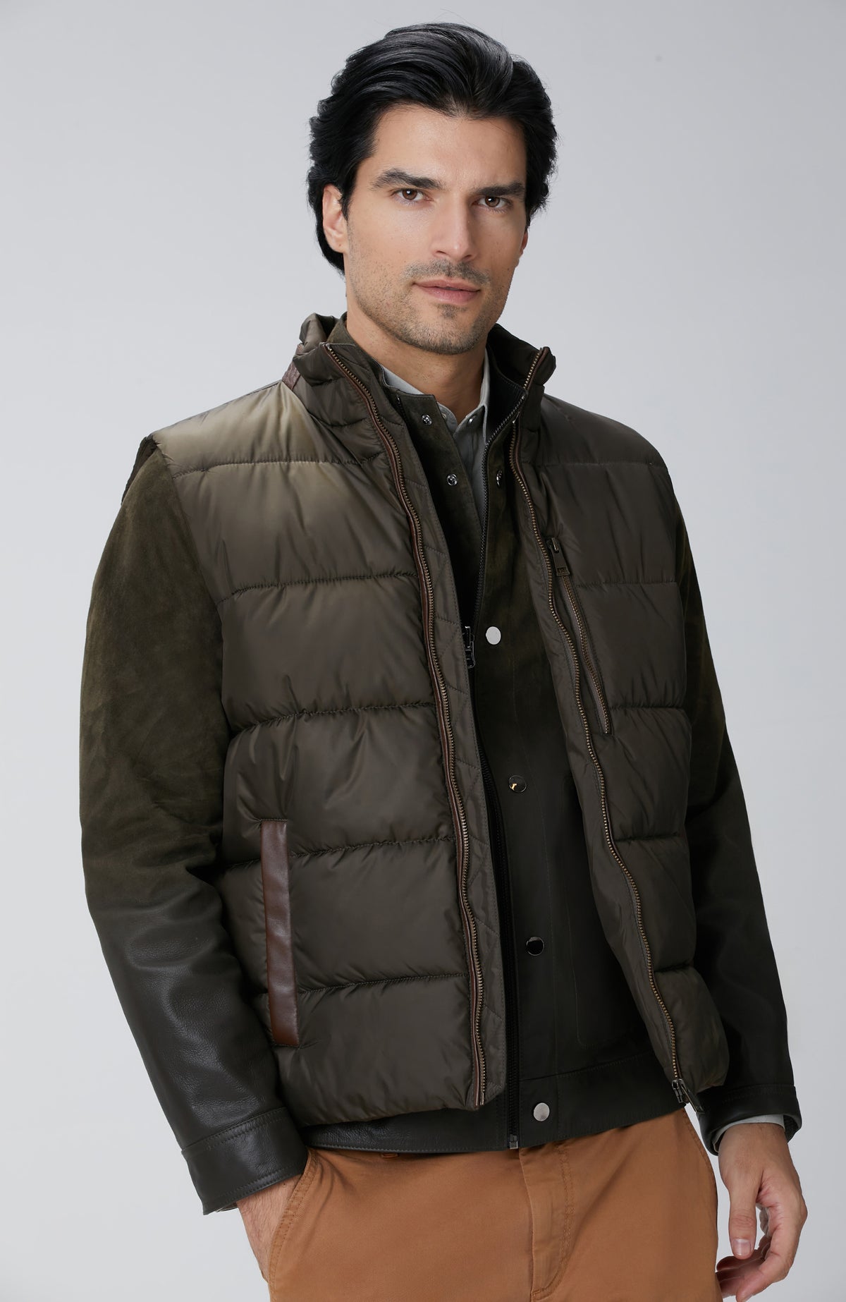 MEN'S Khaki Casual Vest
