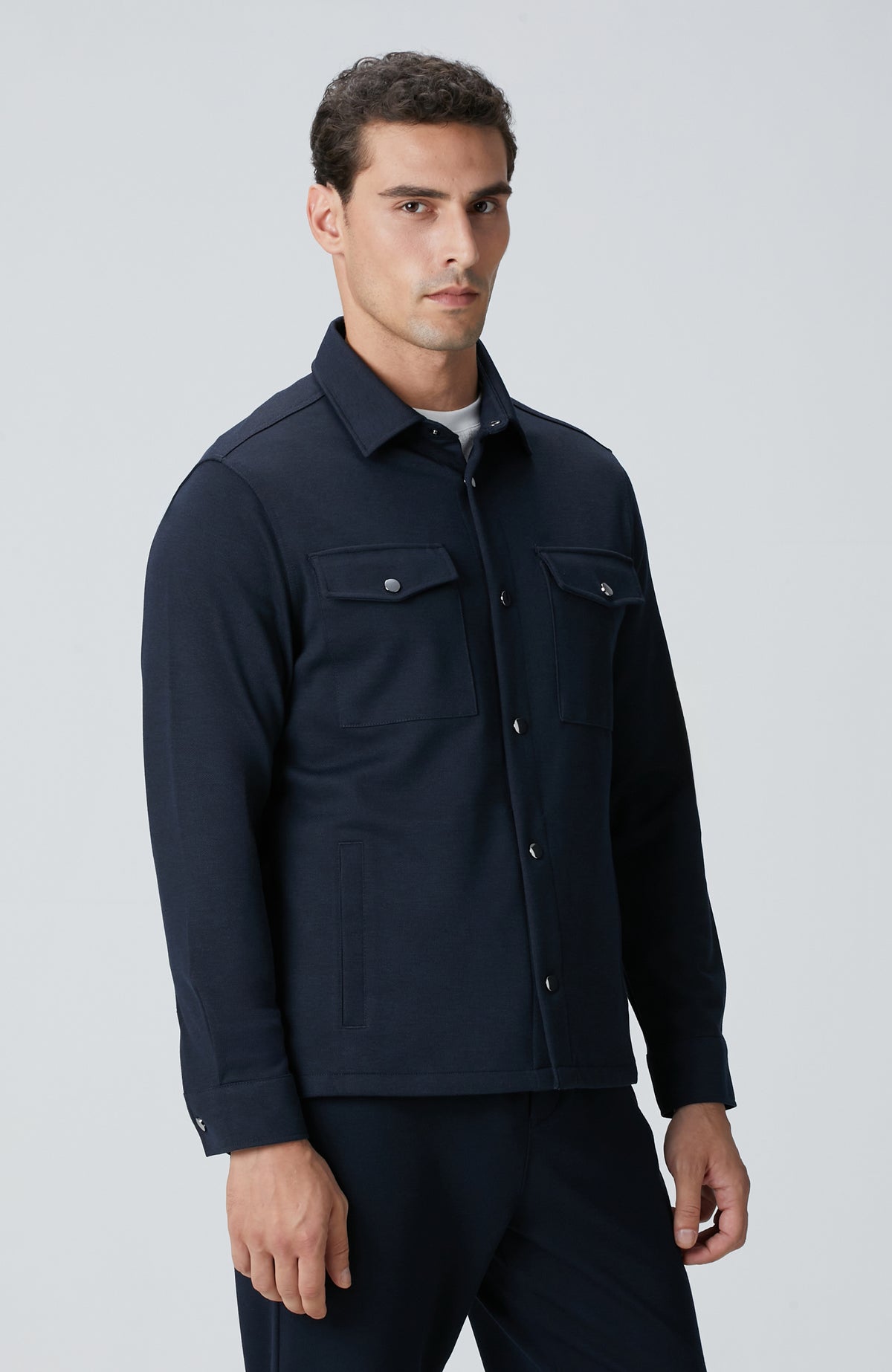 MEN'S Navy Blue Outer Shirt