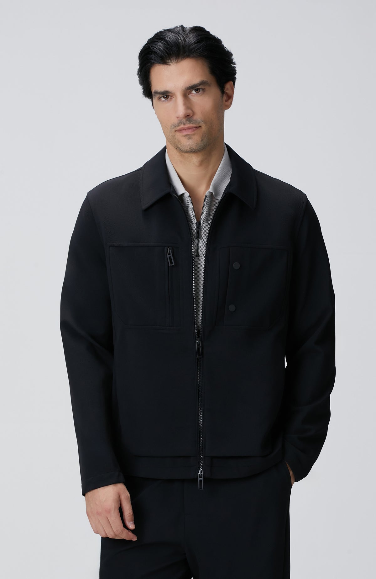 MEN'S N-Tech Black Outer Shirt
