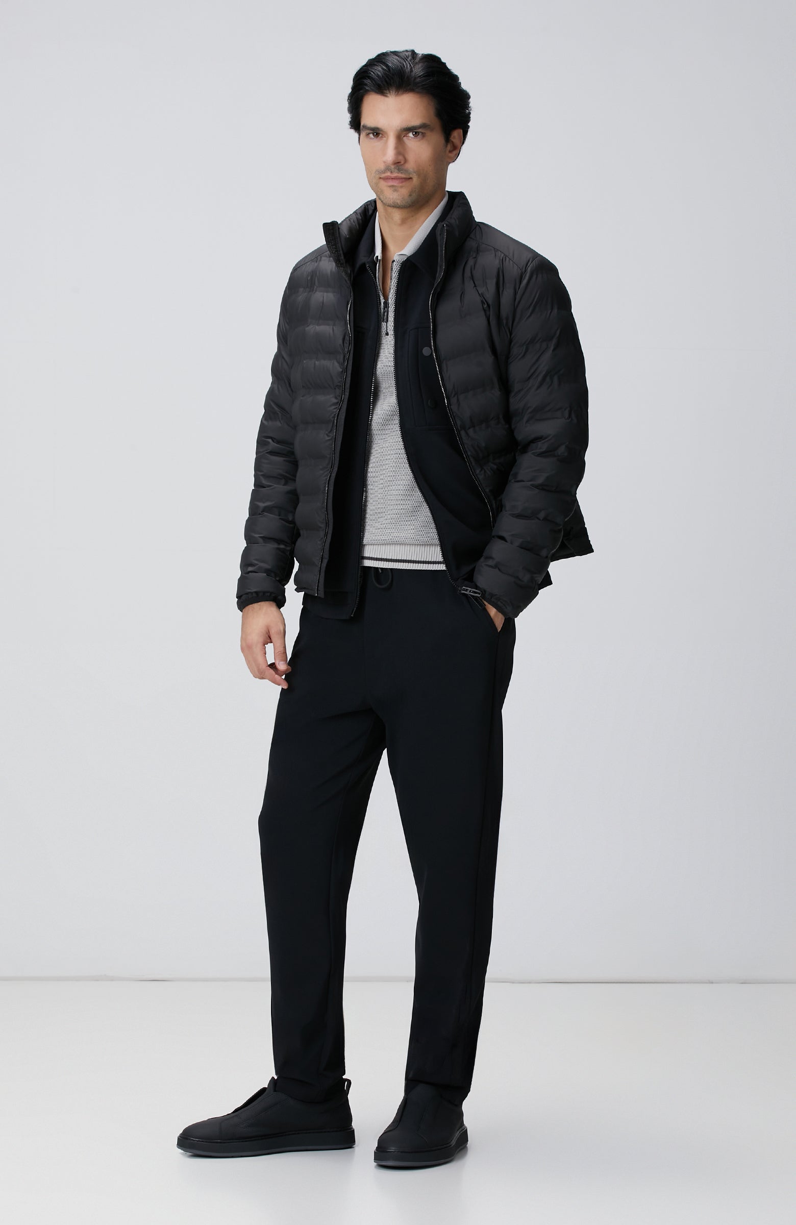 MEN'S N-Tech Black Outer Shirt